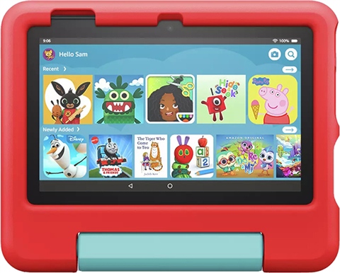Amazon Fire 7 12th Gen (P8AT8Z) 16GB Kids Red Case (2022), B - CeX